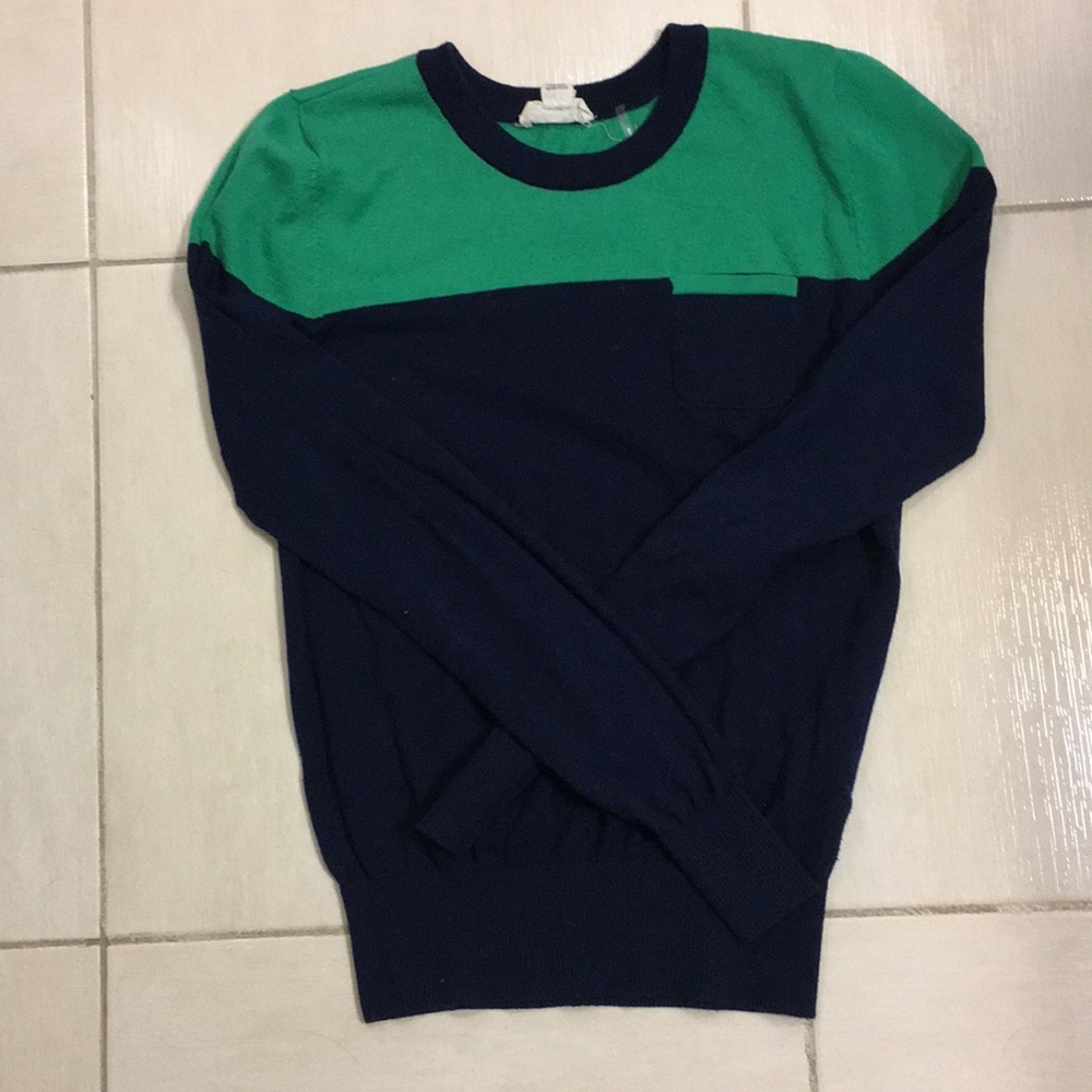 Green and Blue Sweater
